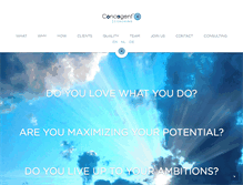 Tablet Screenshot of concogentcoaching.com